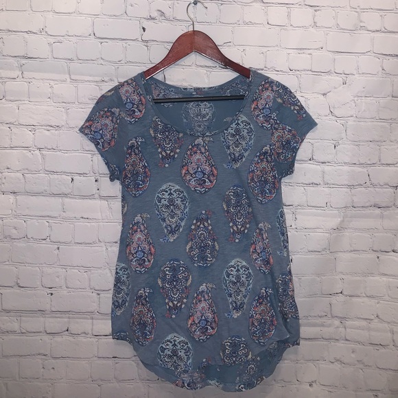 Lucky Brand Blue & Pink Shirt size S - Picture 2 of 10